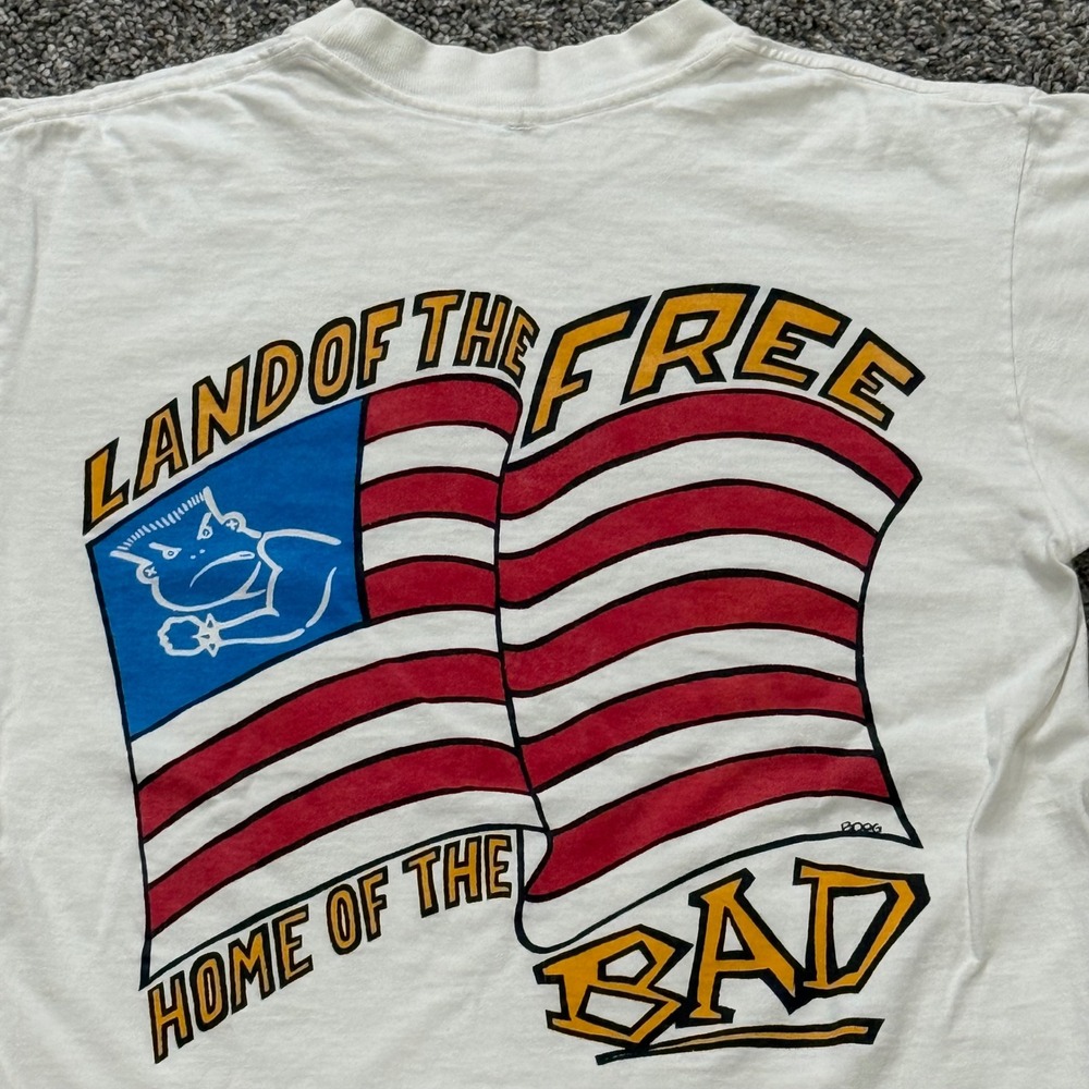 Vintage 80s Lifes A Beach Bad Boy Club Surf T-Shirt‎ Single Stitch Mens M USA